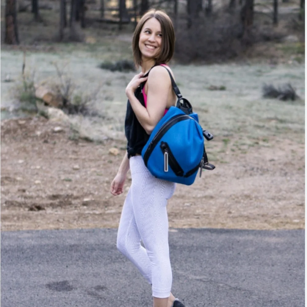 Caraa Blue‎ and Black Backpack